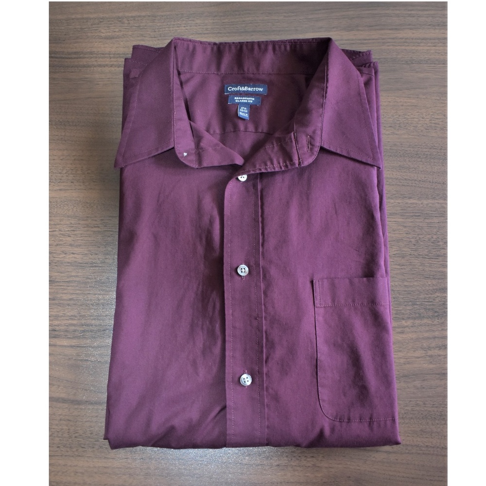 Croft & Barrow Broadcloth Classic fit dress shirt